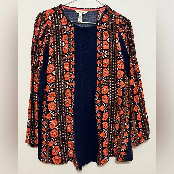 Matilda Jane Floral Top Blouse Floret Pintuck Peasant Women’s Small - Picture 11 of 16
